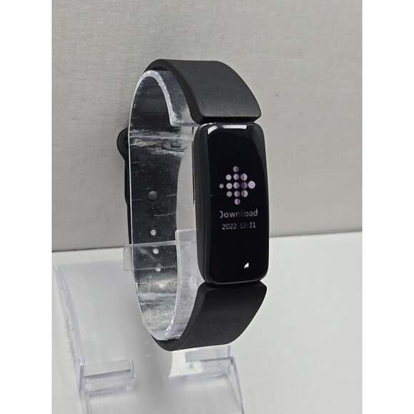Fitbit Inspire 2 Fitness Tracker Black Heart Rate Monitor Tested W/ Charger - Picture 3 of 12